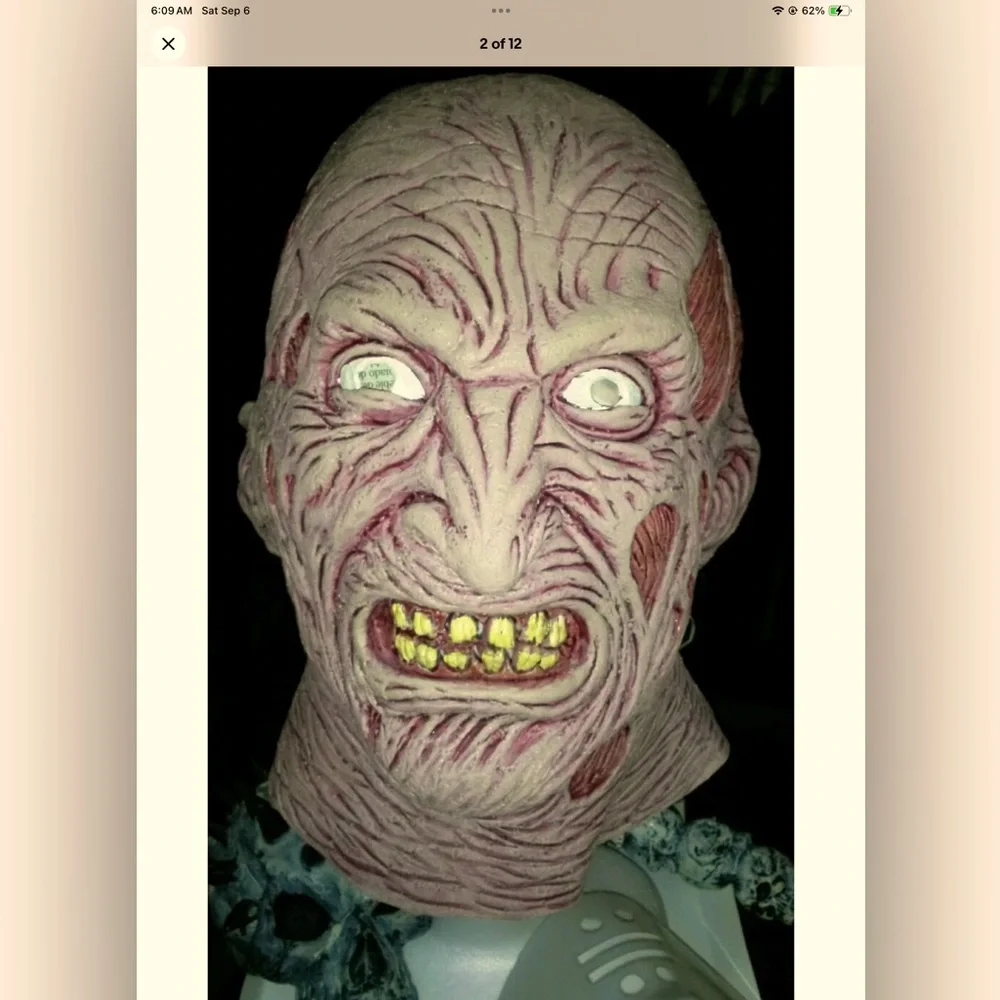 VANTAGE Nightmare On Elm Street Deluxe Late Freddy Mask 3319 NW LINE CINEMA 2000